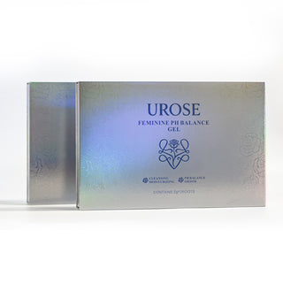 UROSE Silver pH‑Balance Feminine Gel Applicator, 7×2g – 7‑Day Microflora Support Program with Patented Isomaltulose Prebiotic • Odor Control • Gentle Hydration • Travel‑Friendly