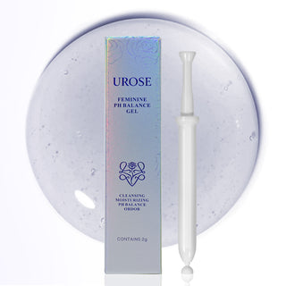 UROSE Silver pH‑Balance Feminine Gel Applicator, 7×2g – 7‑Day Microflora Support Program with Patented Isomaltulose Prebiotic • Odor Control • Gentle Hydration • Travel‑Friendly